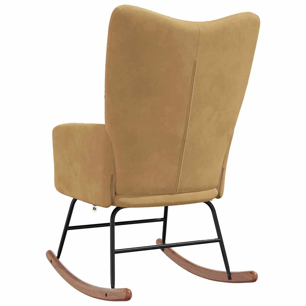 Silla Mecedora De Terciopelo