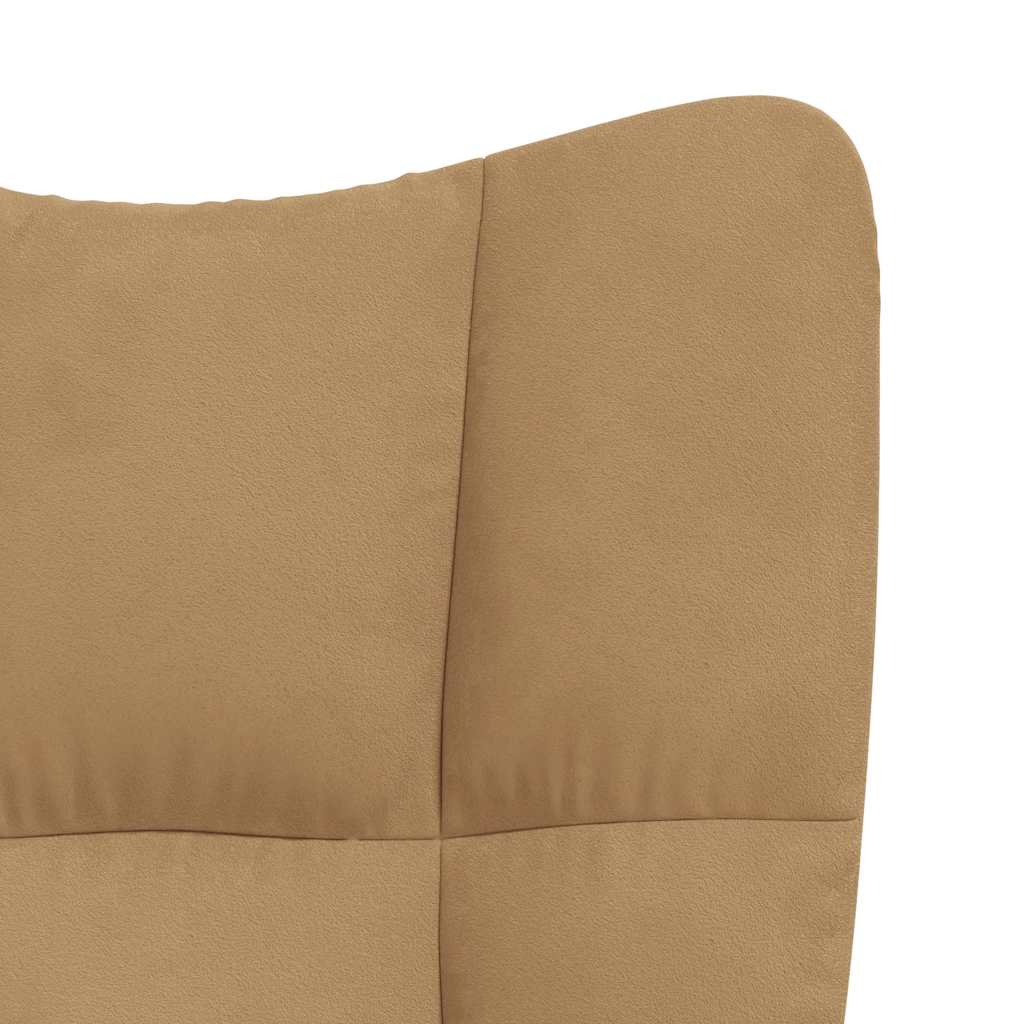 Silla Mecedora De Terciopelo