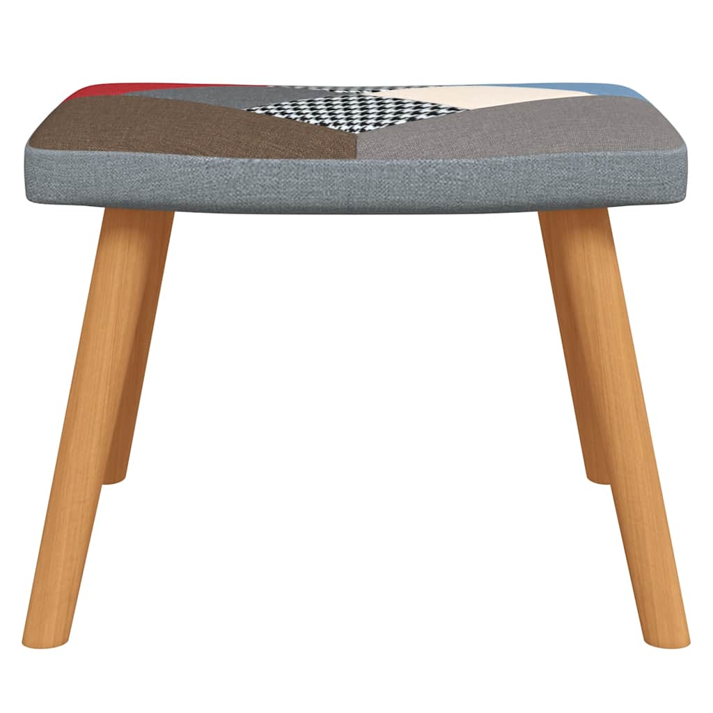 Silla Mecedora Tela Patchwork