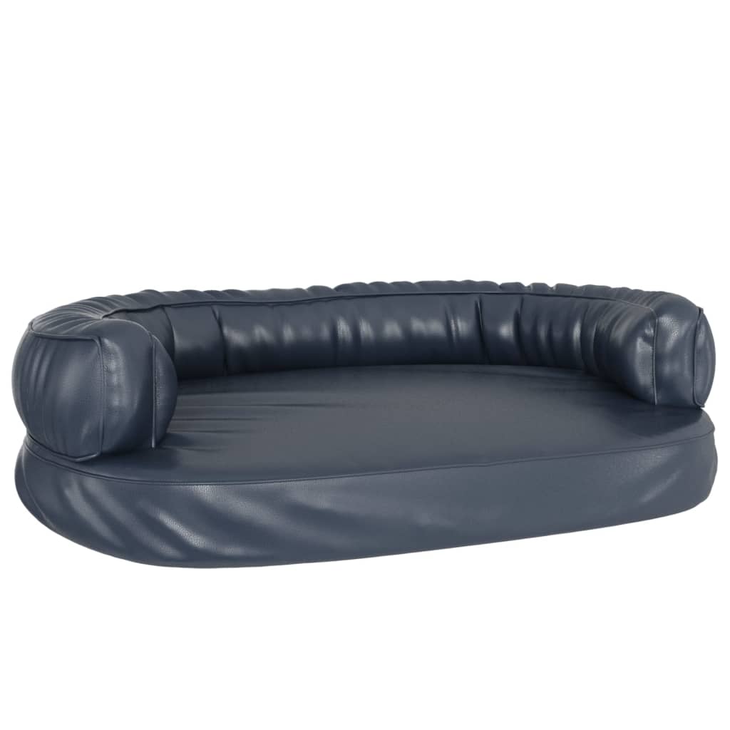 Cama Para Perros De Espuma Cuero Sintético