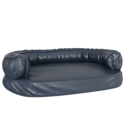 Cama Para Perros De Espuma Cuero Sintético