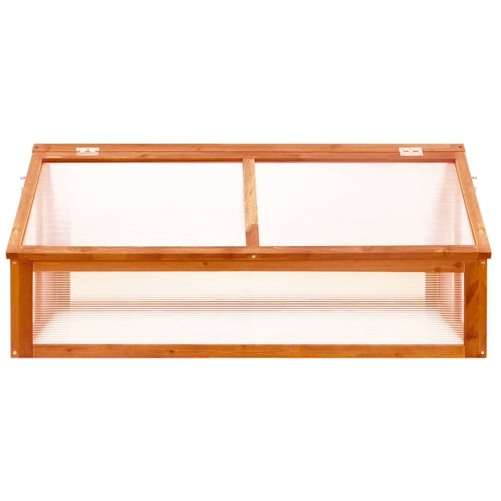Invernadero De Madera De Abeto 114X80X50 Cm
