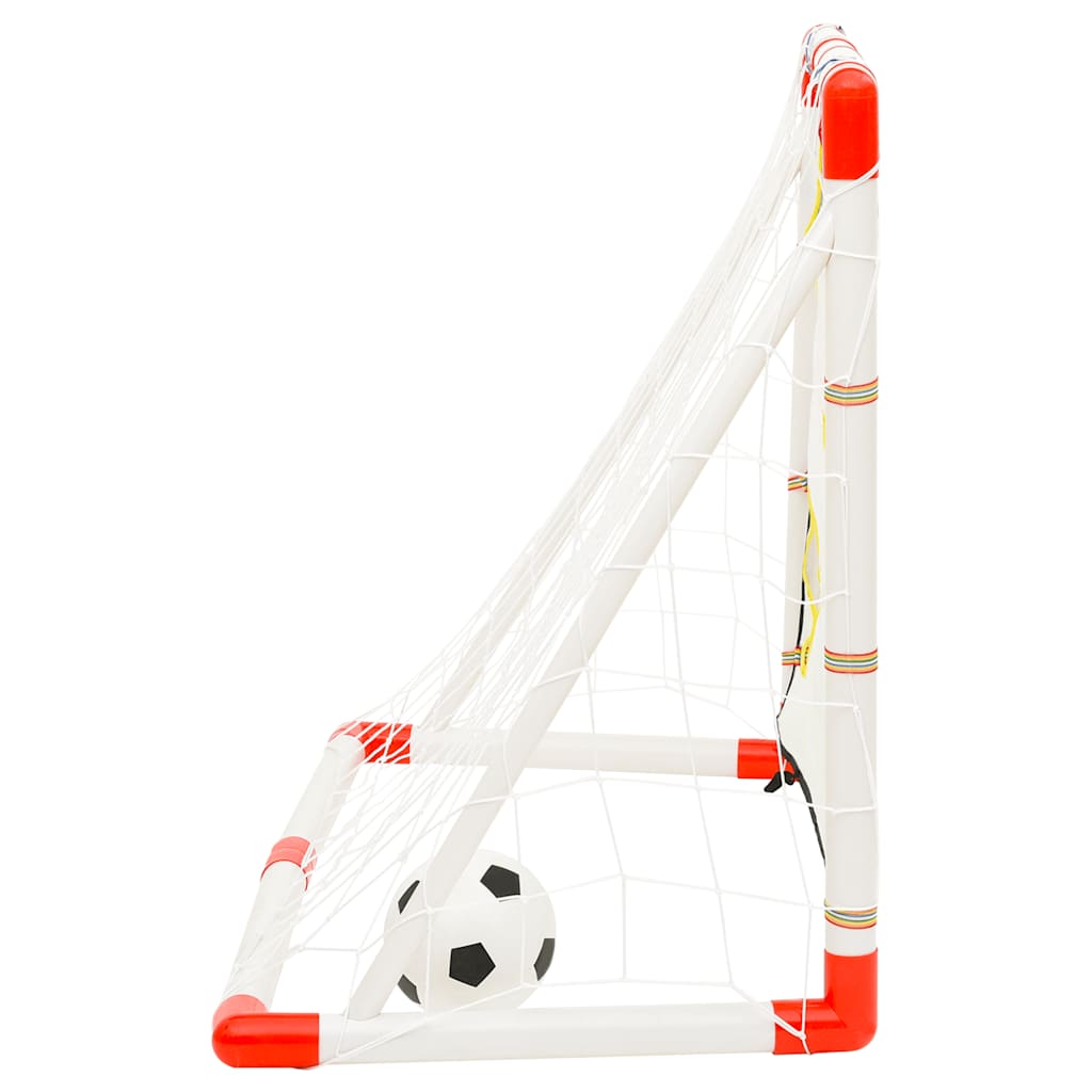 Portería De Fútbol Infantil Con Pared De Portería 120X51X77,5 Cm