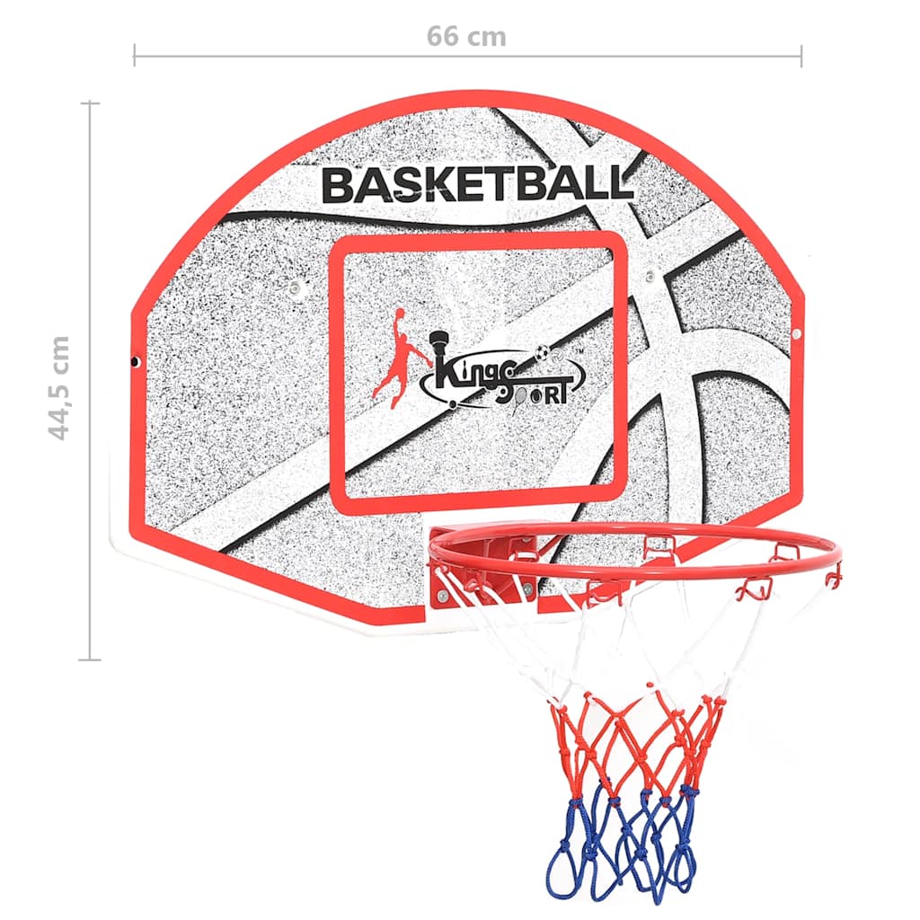 Juego De Canasta De Baloncesto De Pared 5 Piezas 66X44,5 Cm