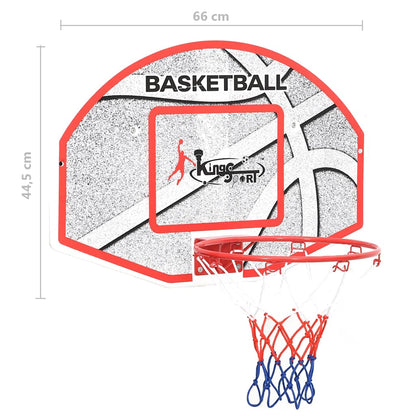 Juego De Canasta De Baloncesto De Pared 5 Piezas 66X44,5 Cm