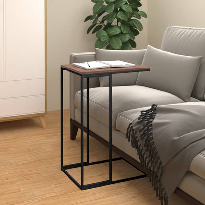 Mesa Auxiliar De Madera Contrachapada Negro