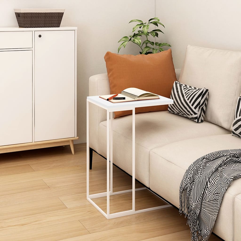 Mesa Auxiliar De Madera Contrachapada Negro