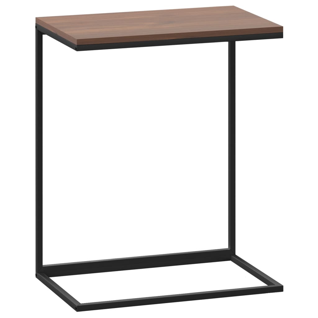Mesa Auxiliar De Madera Contrachapada Negro