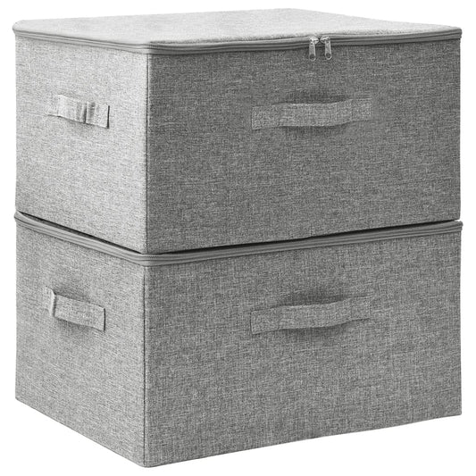 Cajas De Almacenaje 2 Unidades Tela 43X34X23 Cm