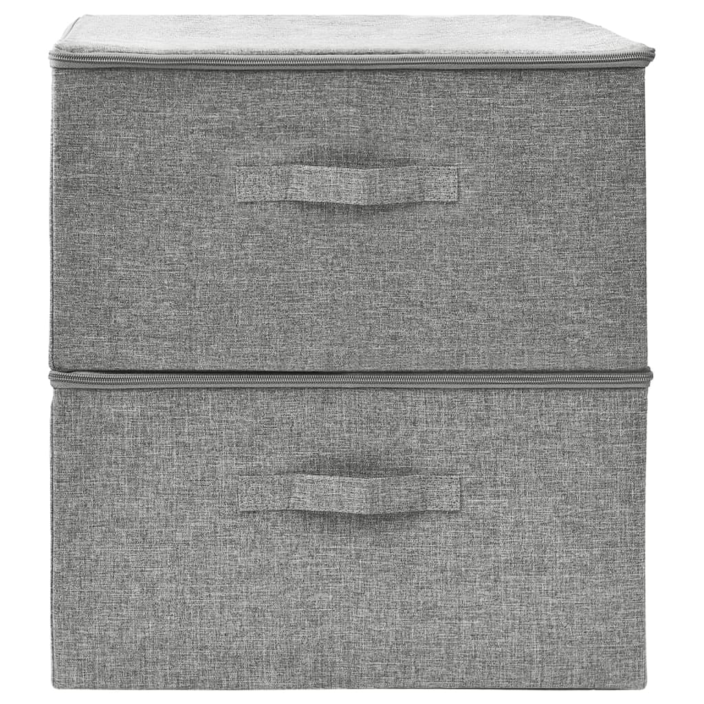 Cajas De Almacenaje 2 Unidades Tela 43X34X23 Cm