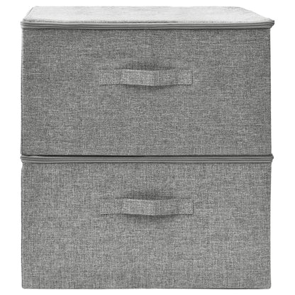 Cajas De Almacenaje 2 Unidades Tela 43X34X23 Cm