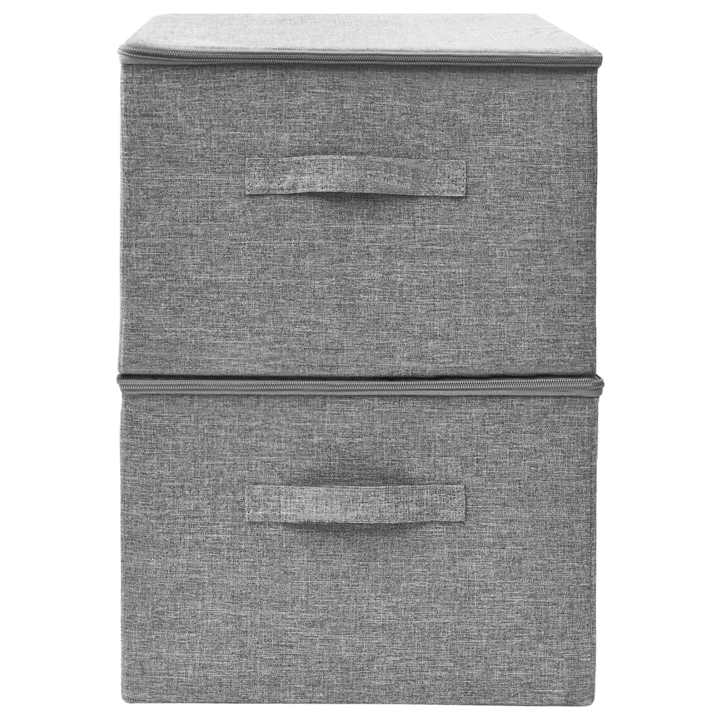 Cajas De Almacenaje 2 Unidades Tela 43X34X23 Cm