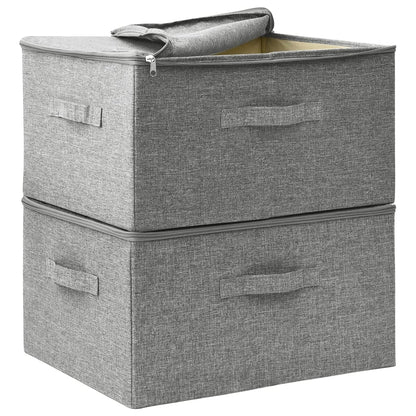 Cajas De Almacenaje 2 Unidades Tela 43X34X23 Cm