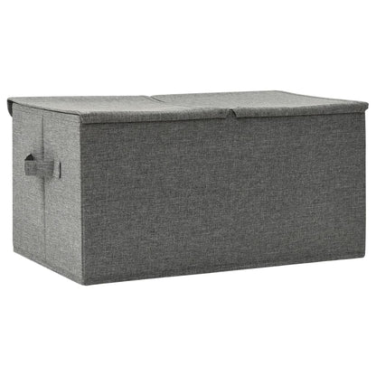 Caja De Almacenaje Tela Gris