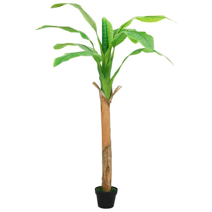 Árbol Bananero Artificial Con Macetero Verde