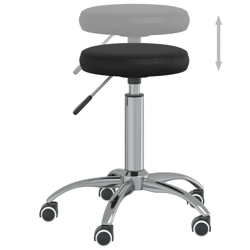 Silla De Oficina Giratoria De Cuero Sintético
