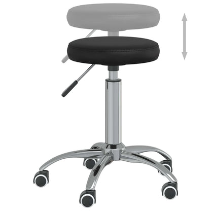 Silla De Oficina Giratoria De Cuero Sintético