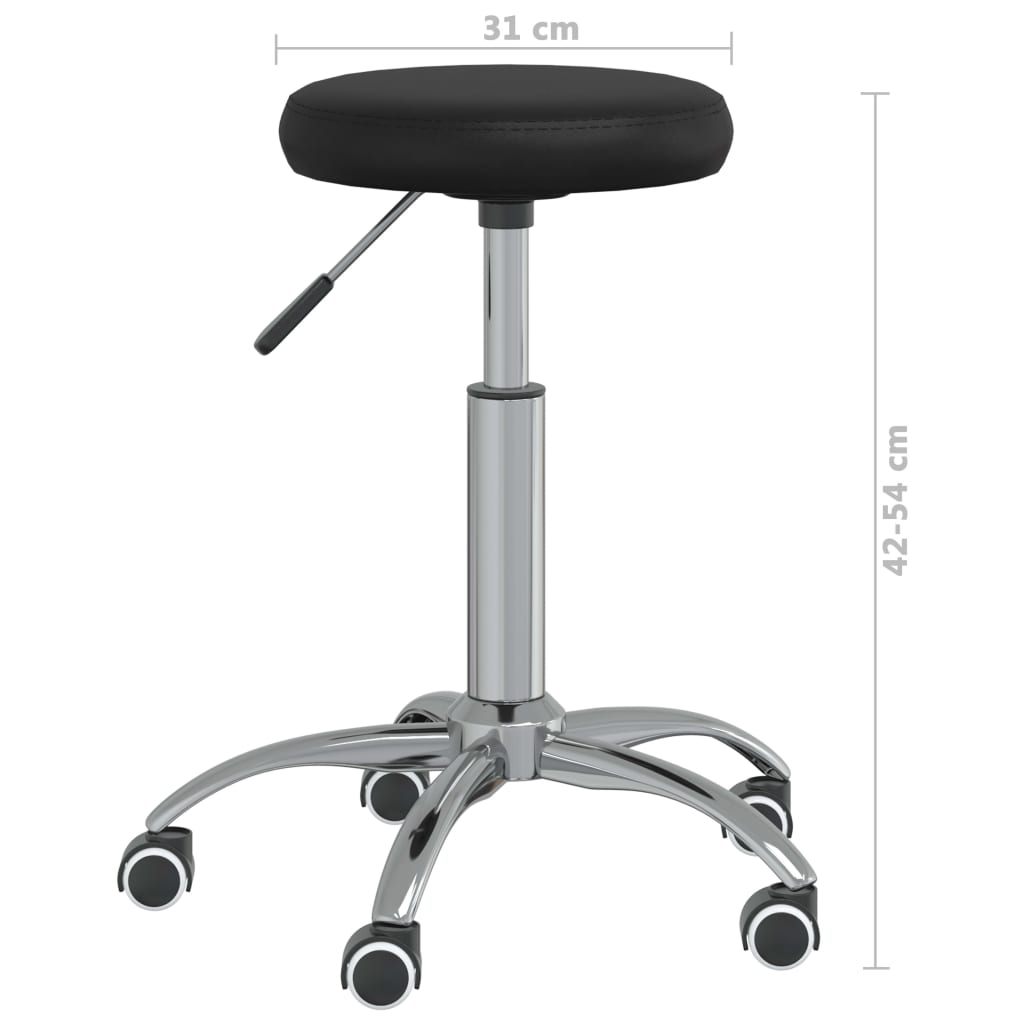 Silla De Oficina Giratoria De Cuero Sintético