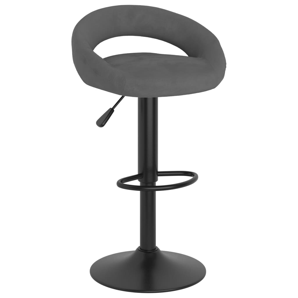 Taburetes De Cocina 2 Unidades Terciopelo