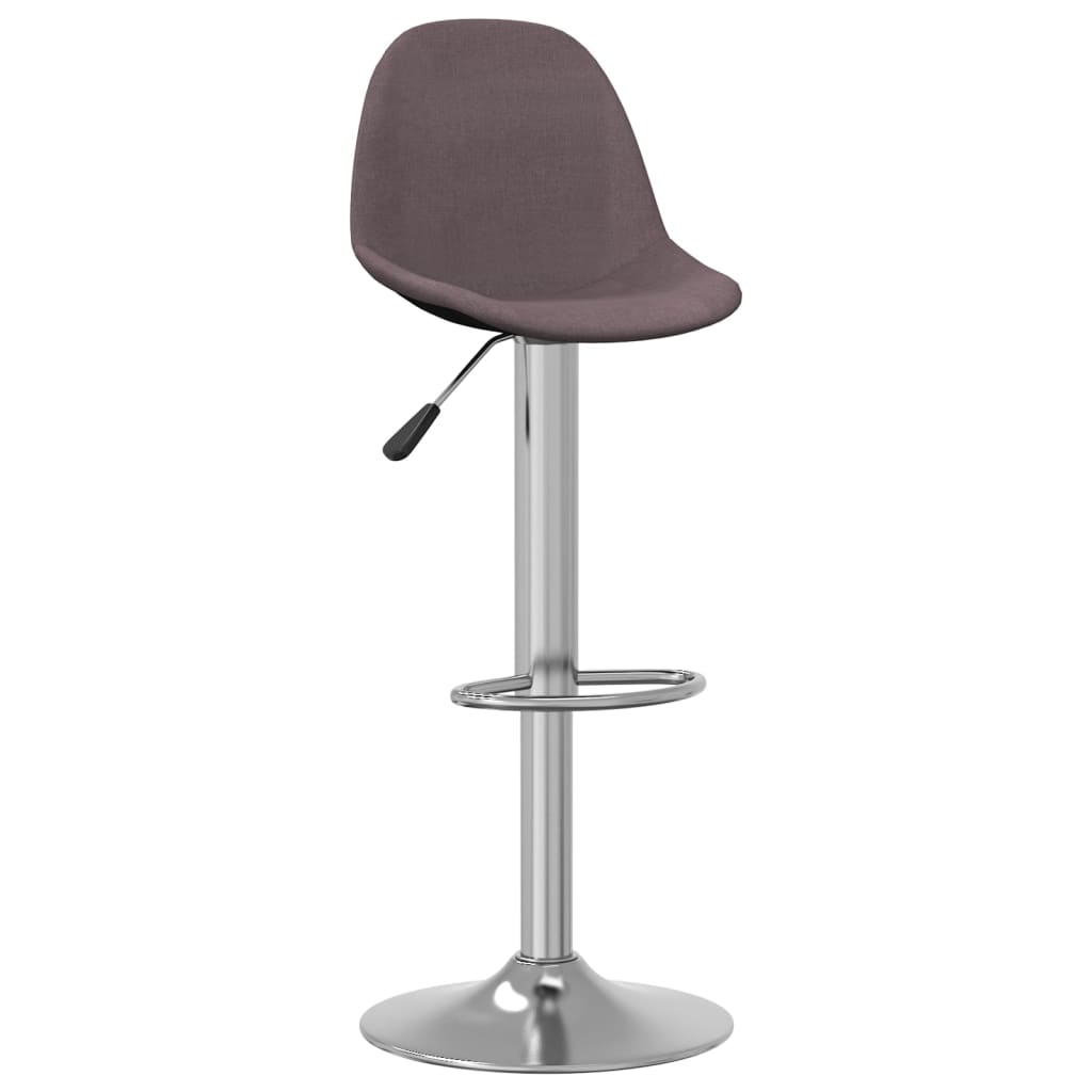 Taburetes De Cocina 2 Unidades Tela Gris