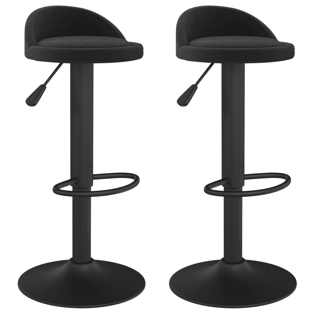 Taburetes De Cocina 2 Unidades Terciopelo