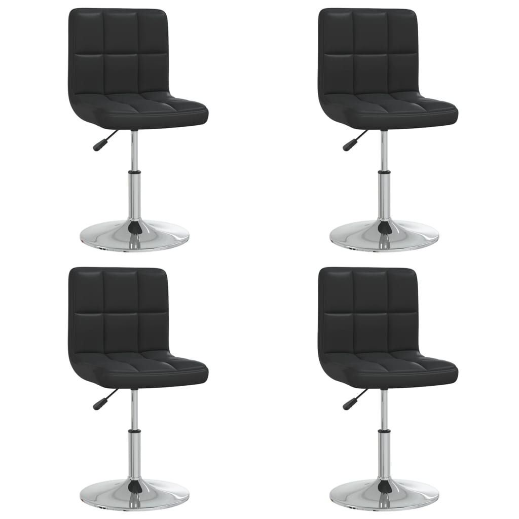 Sillas De Comedor 4 Unidades Cuero Sintético