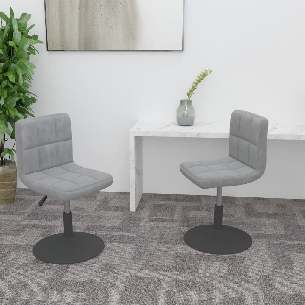 Silla De Comedor Giratoria De Terciopelo
