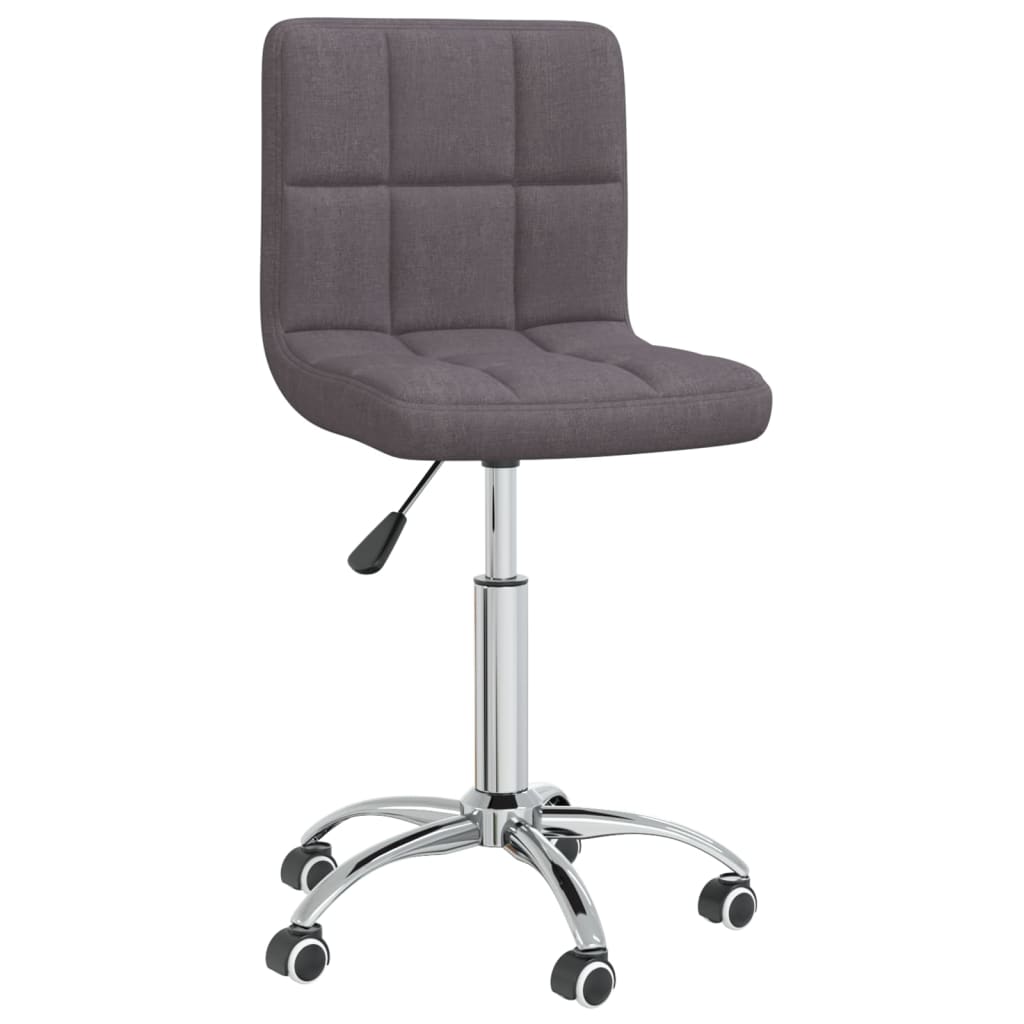 Silla De Oficina Giratoria Tela Gris Taupe