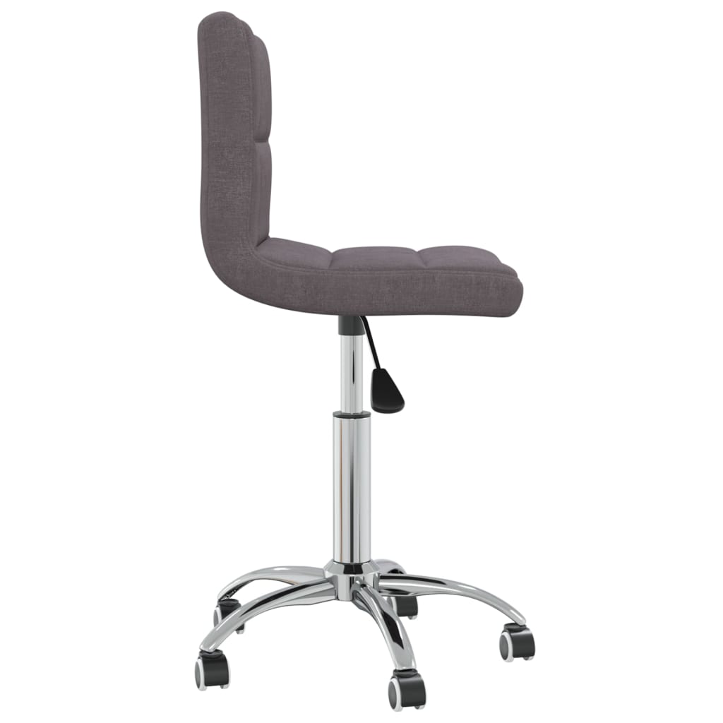 Silla De Oficina Giratoria Tela Gris Taupe