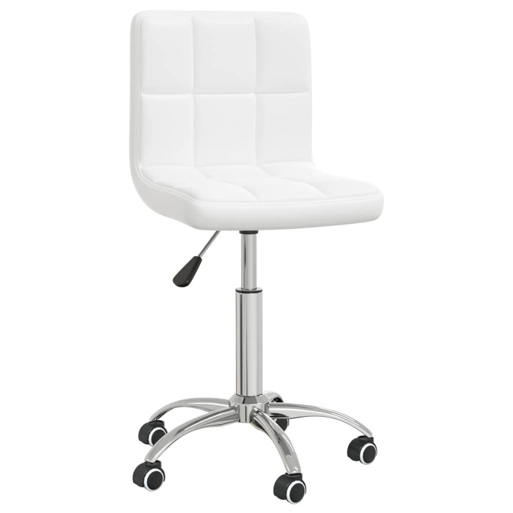 Silla De Oficina Giratoria De Cuero Sintético