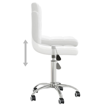 Silla De Oficina Giratoria De Cuero Sintético