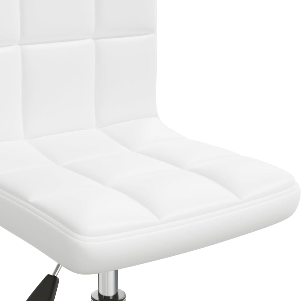 Silla De Oficina Giratoria De Cuero Sintético