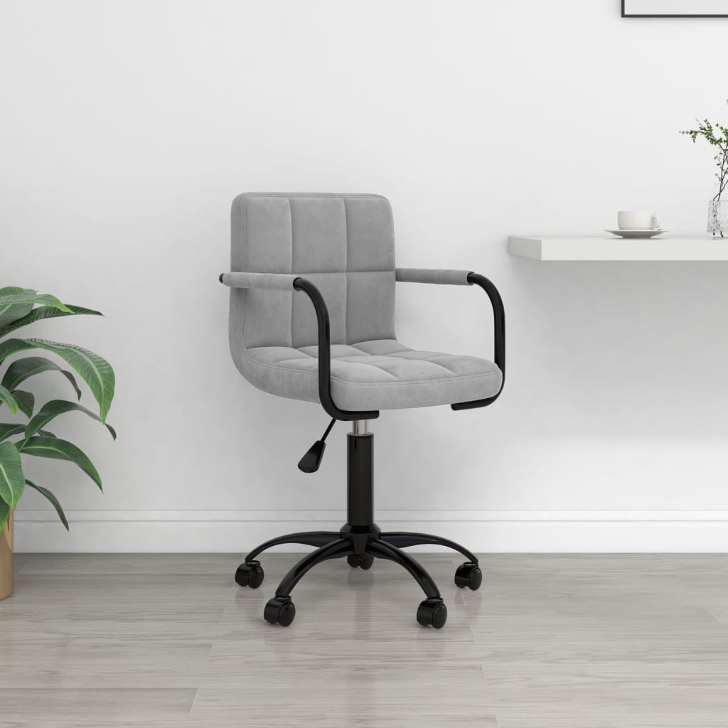 Silla De Oficina Giratoria De Terciopelo