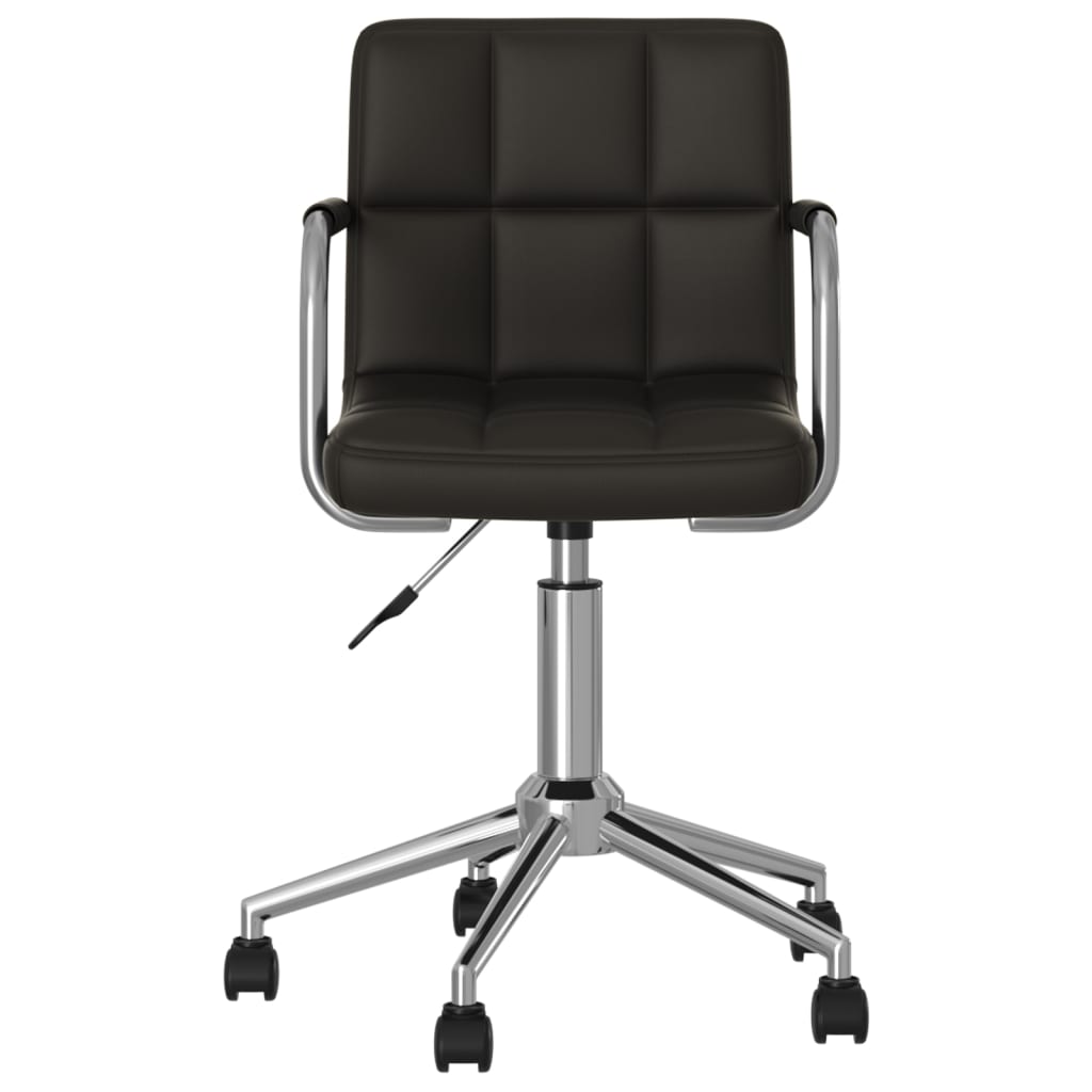 Silla De Oficina Giratoria De Cuero Sintético