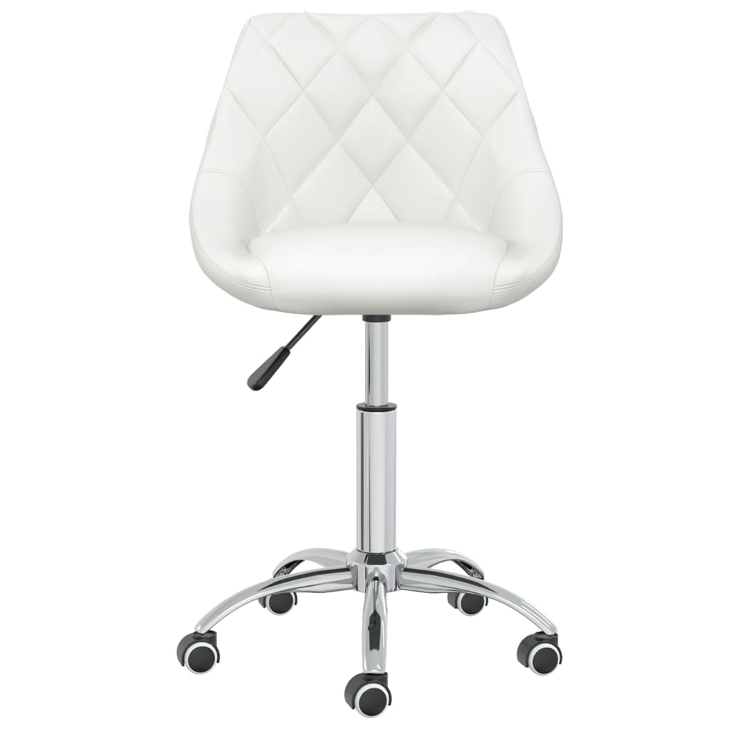 Silla De Oficina Giratoria De Cuero Sintético