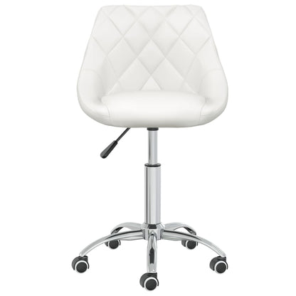 Silla De Oficina Giratoria De Cuero Sintético