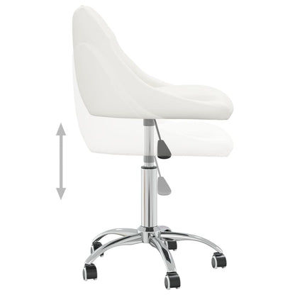Silla De Oficina Giratoria De Cuero Sintético