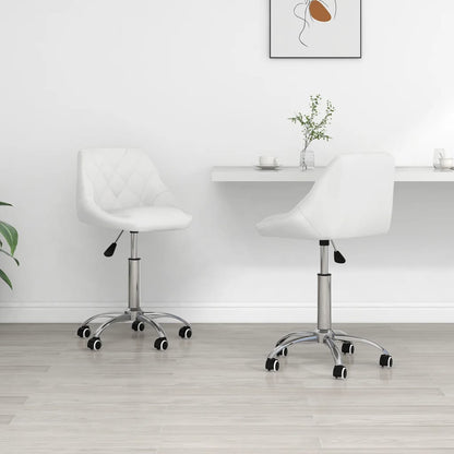 Silla De Comedor Giratoria Cuero Sintético