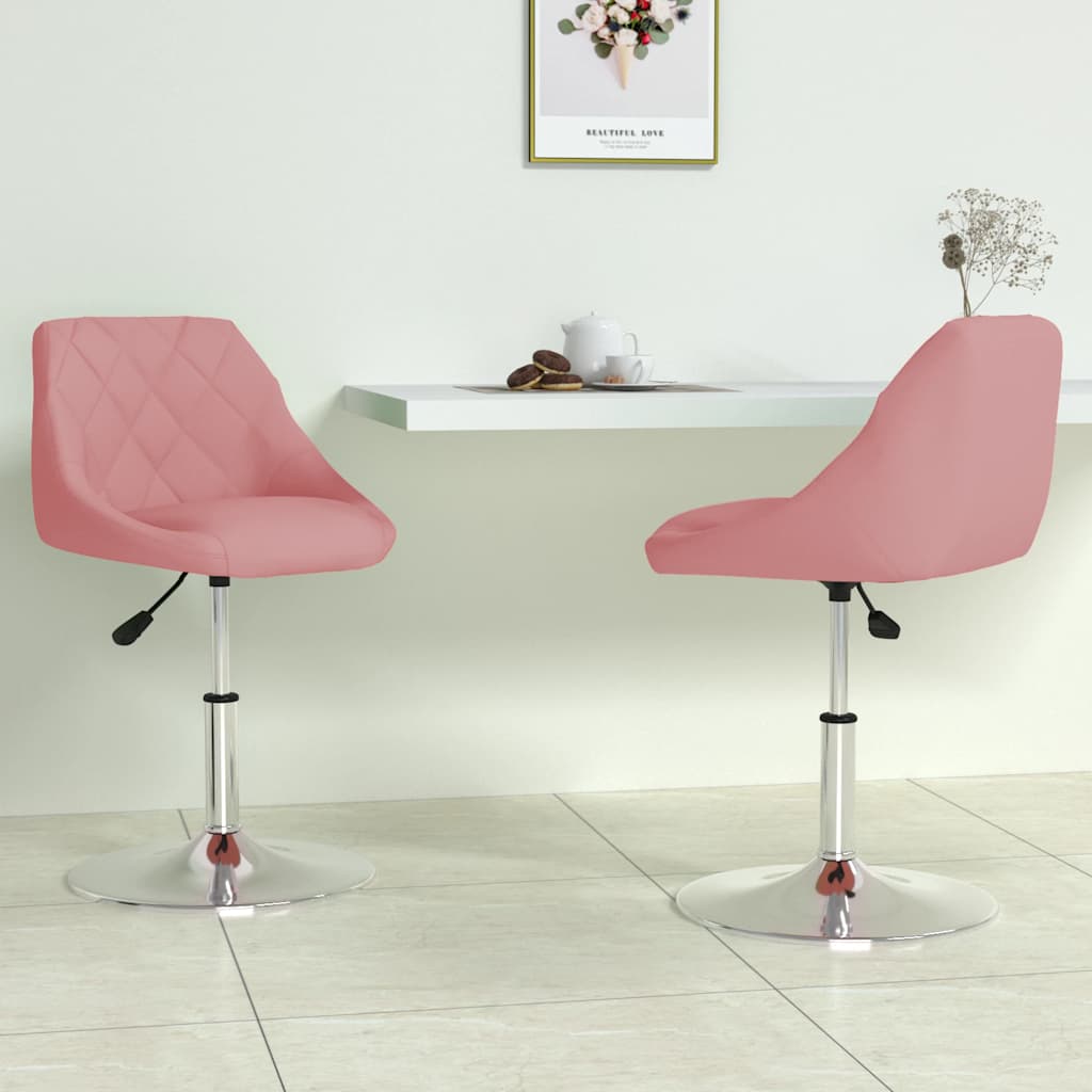 Sillas De Comedor Giratorias 4 Unidades Terciopelo