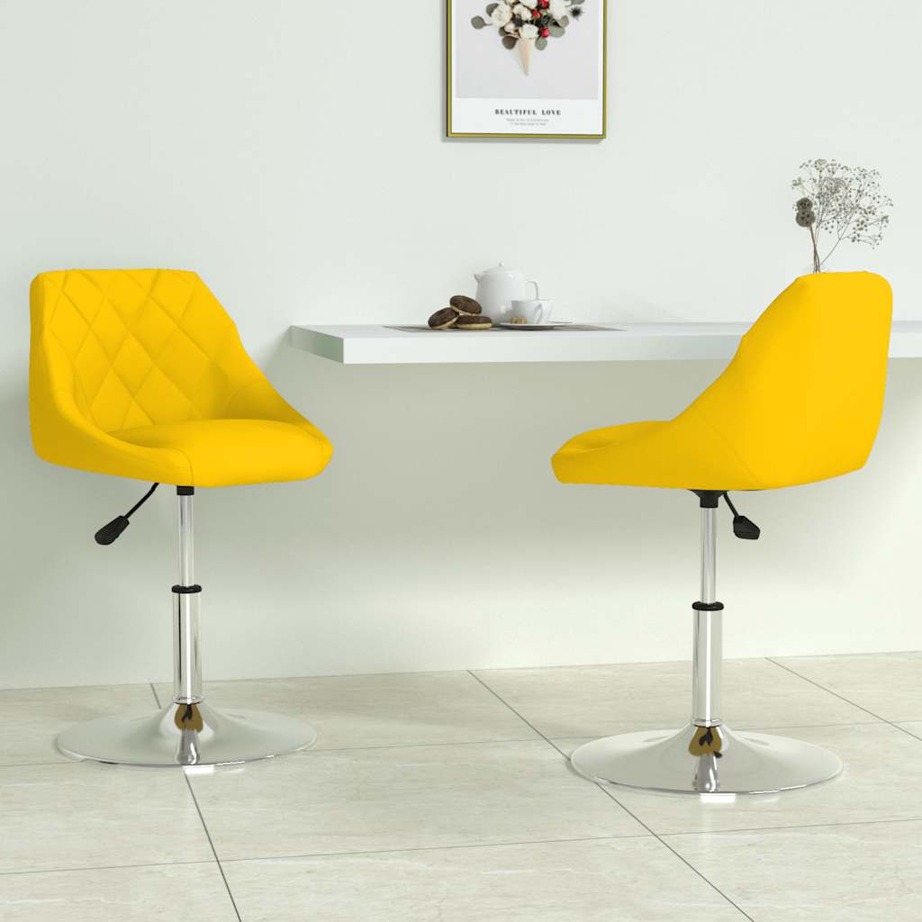 Sillas De Comedor Giratorias 4 Unidades Terciopelo