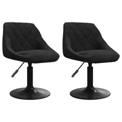 Sillas De Comedor Giratorias 2 Uds Terciopelo