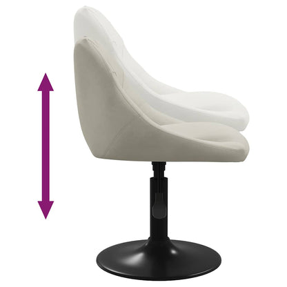 Sillas De Comedor Giratorias 2 Uds Terciopelo