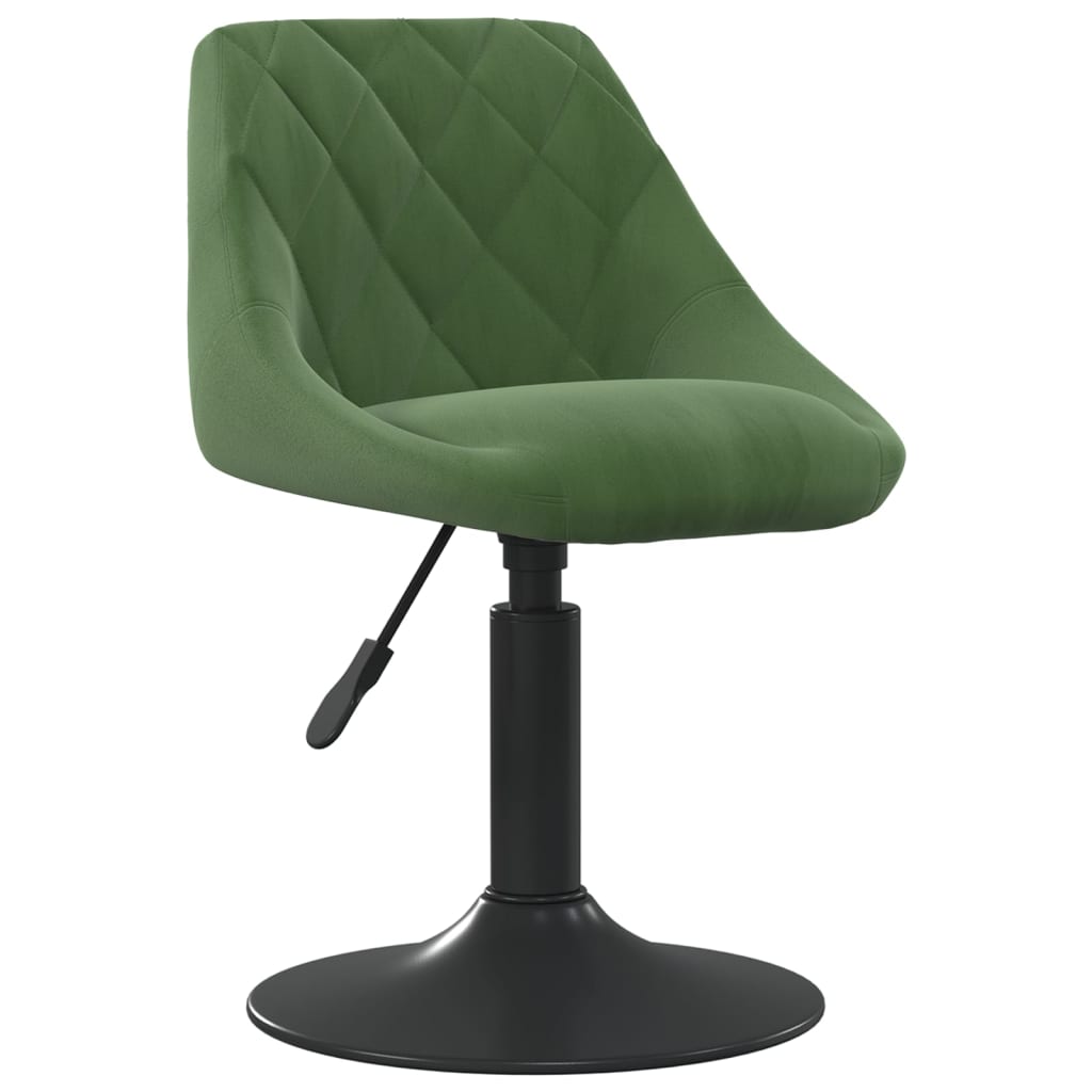 Sillas De Comedor Giratorias 2 Unidades Terciopelo