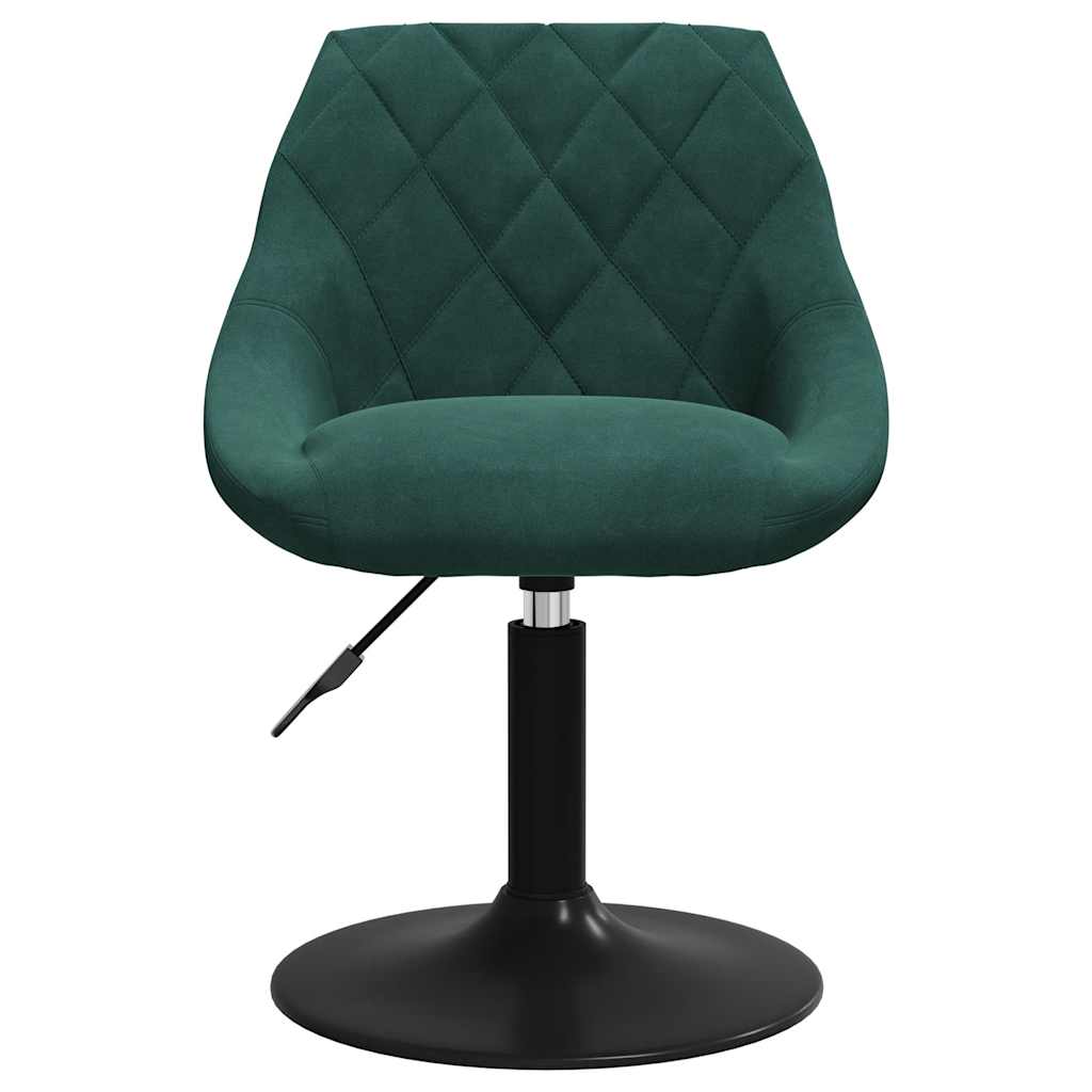 Sillas De Comedor Giratorias 2 Unidades Terciopelo