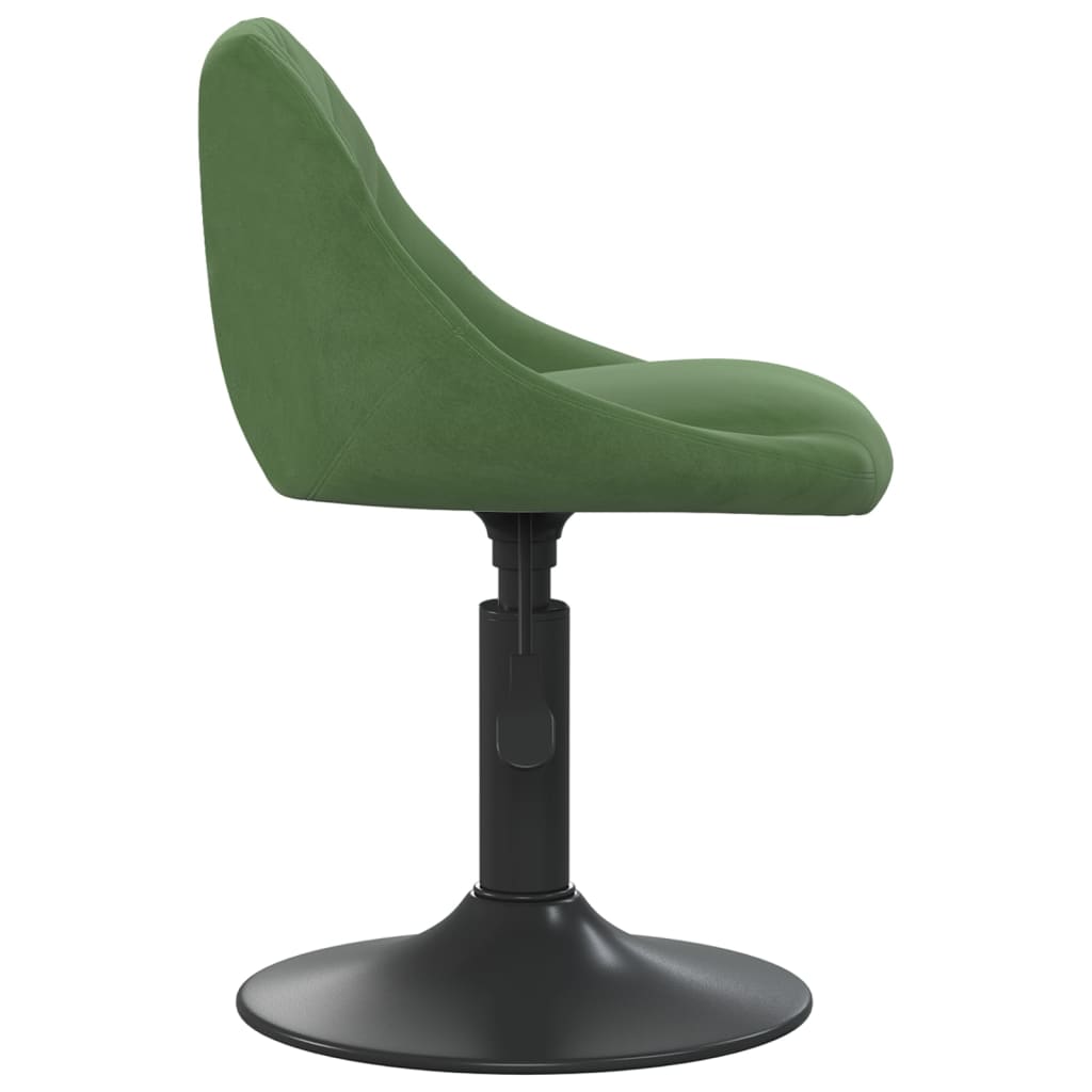 Sillas De Comedor Giratorias 2 Unidades Terciopelo