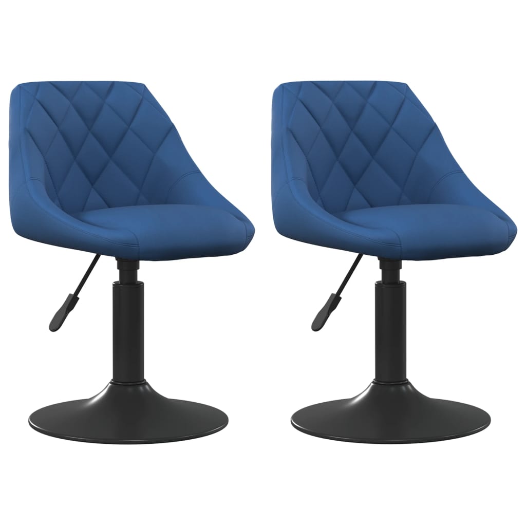 Sillas De Comedor Giratorias 2 Uds Terciopelo