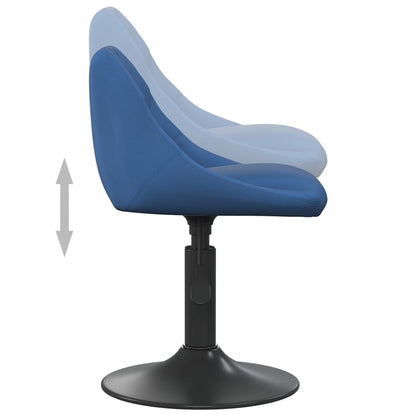 Sillas De Comedor Giratorias 2 Uds Terciopelo