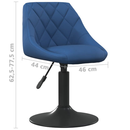 Sillas De Comedor Giratorias 2 Uds Terciopelo