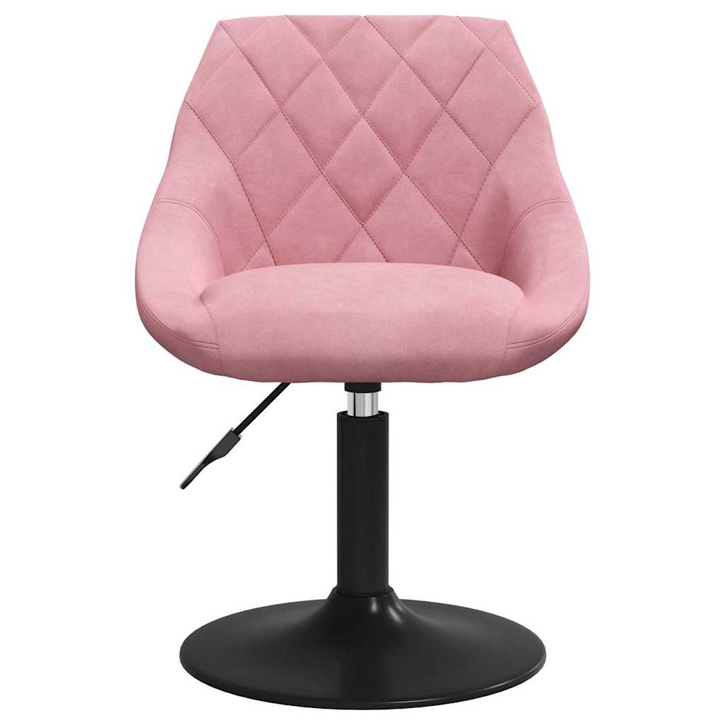 Sillas De Comedor Giratorias 2 Unidades Terciopelo