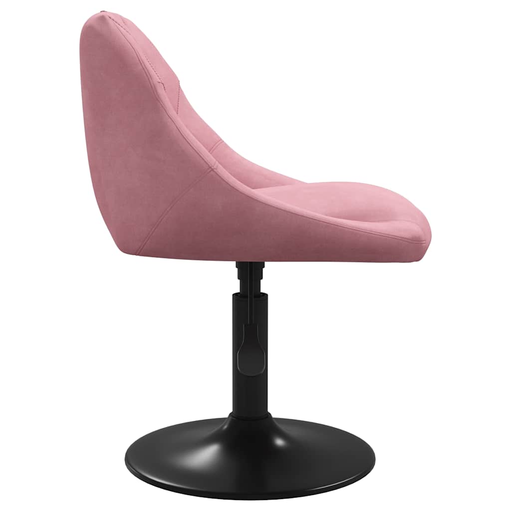Sillas De Comedor Giratorias 2 Unidades Terciopelo